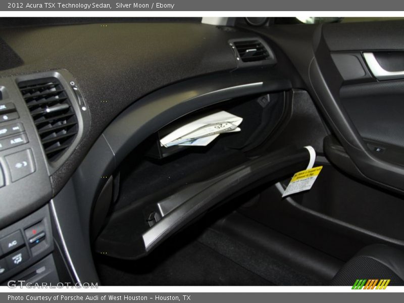 Silver Moon / Ebony 2012 Acura TSX Technology Sedan