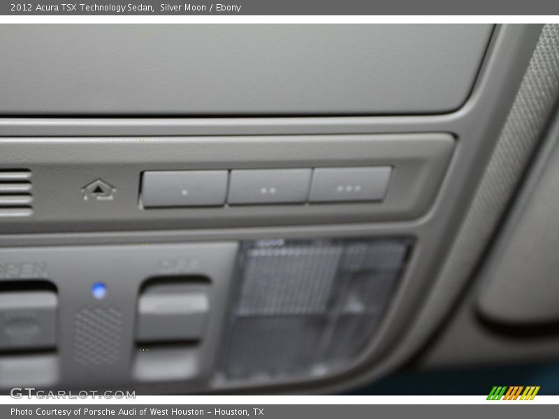 Silver Moon / Ebony 2012 Acura TSX Technology Sedan