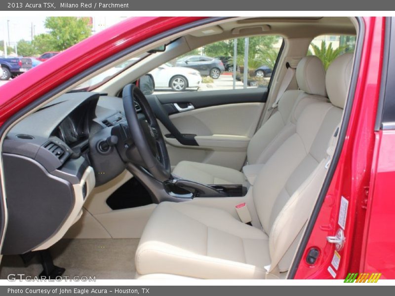 Milano Red / Parchment 2013 Acura TSX