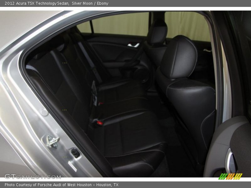 Silver Moon / Ebony 2012 Acura TSX Technology Sedan