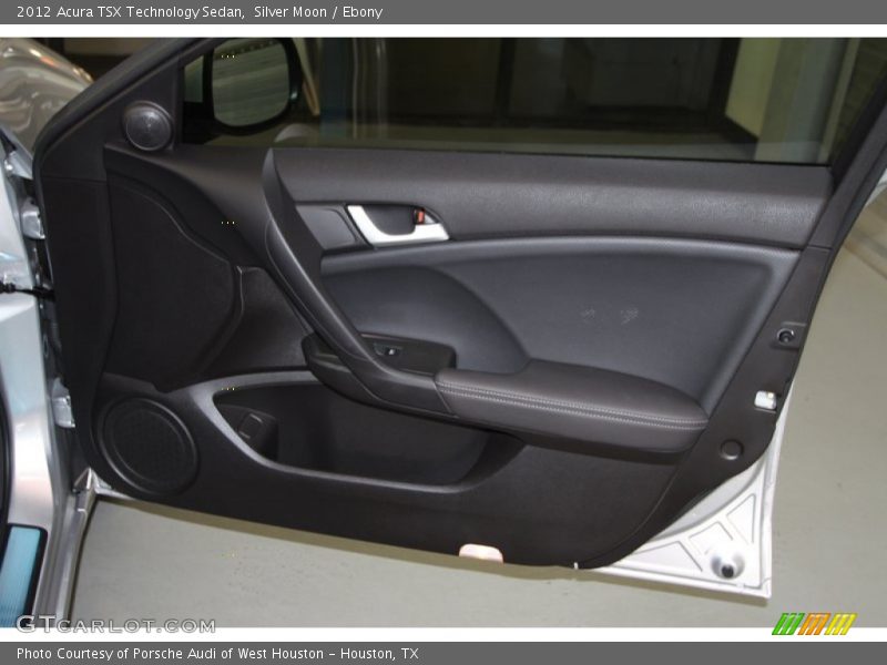 Silver Moon / Ebony 2012 Acura TSX Technology Sedan