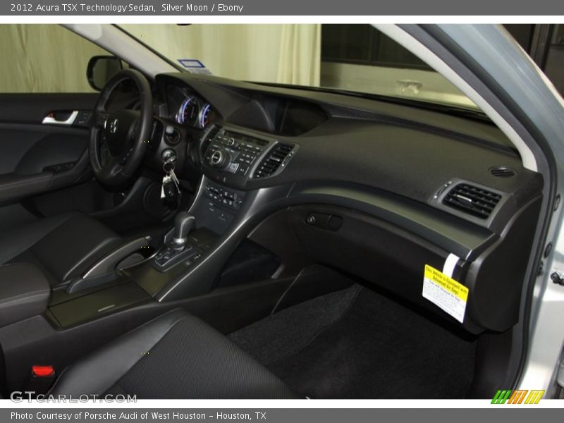 Silver Moon / Ebony 2012 Acura TSX Technology Sedan