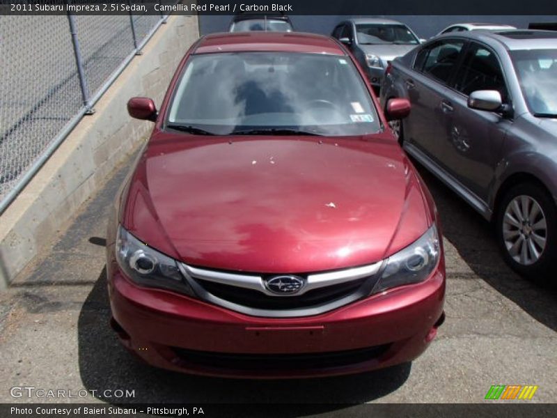 Camellia Red Pearl / Carbon Black 2011 Subaru Impreza 2.5i Sedan