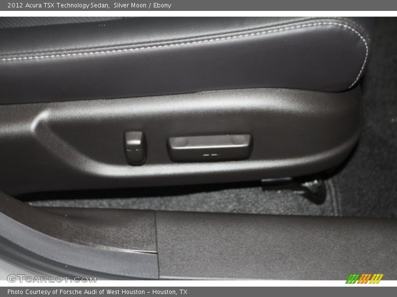 Silver Moon / Ebony 2012 Acura TSX Technology Sedan