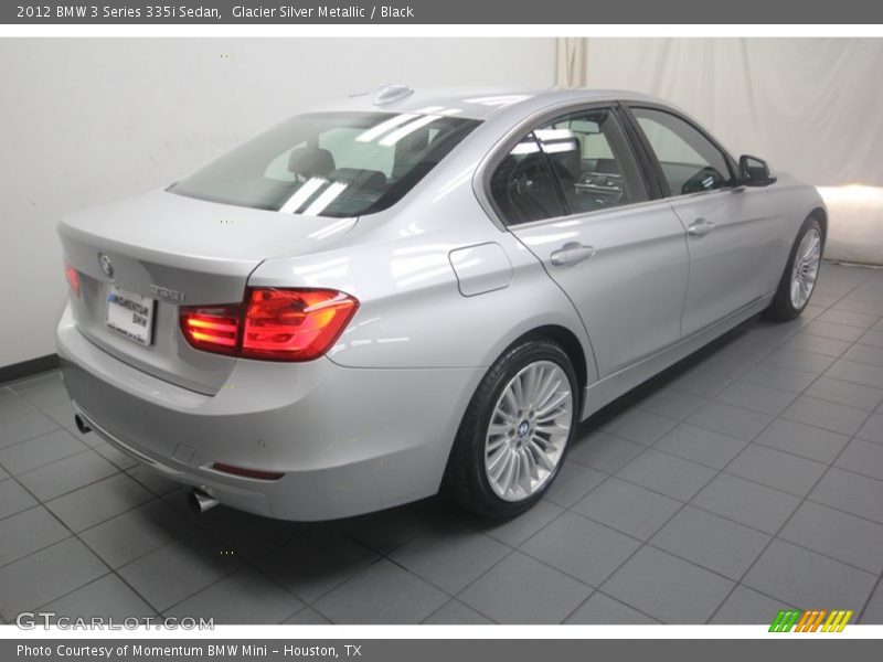 Glacier Silver Metallic / Black 2012 BMW 3 Series 335i Sedan