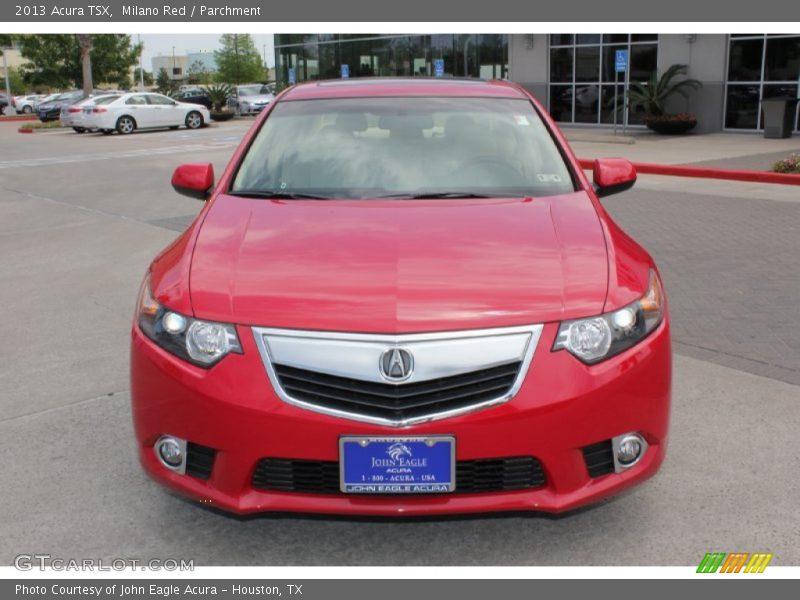 Milano Red / Parchment 2013 Acura TSX