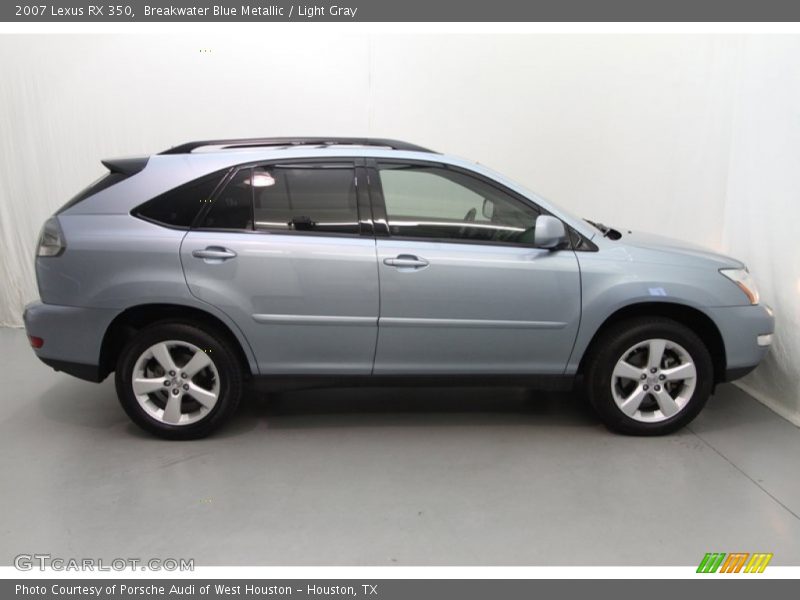 Breakwater Blue Metallic / Light Gray 2007 Lexus RX 350