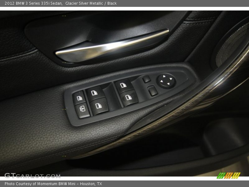 Glacier Silver Metallic / Black 2012 BMW 3 Series 335i Sedan