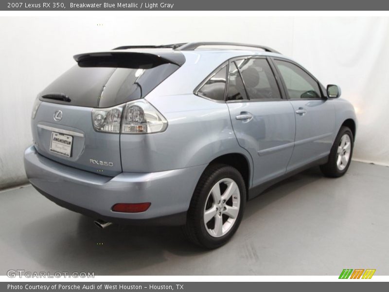 Breakwater Blue Metallic / Light Gray 2007 Lexus RX 350