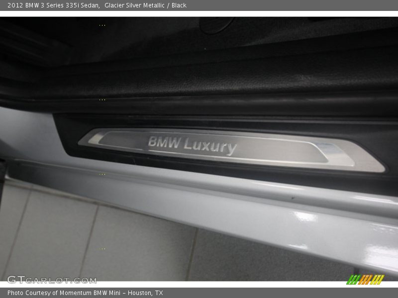 Glacier Silver Metallic / Black 2012 BMW 3 Series 335i Sedan