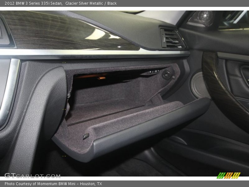 Glacier Silver Metallic / Black 2012 BMW 3 Series 335i Sedan