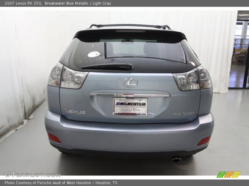 Breakwater Blue Metallic / Light Gray 2007 Lexus RX 350