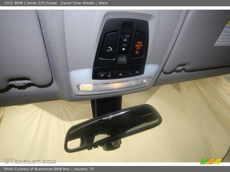 Glacier Silver Metallic / Black 2012 BMW 3 Series 335i Sedan