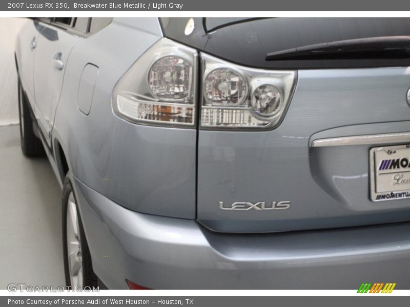 Breakwater Blue Metallic / Light Gray 2007 Lexus RX 350