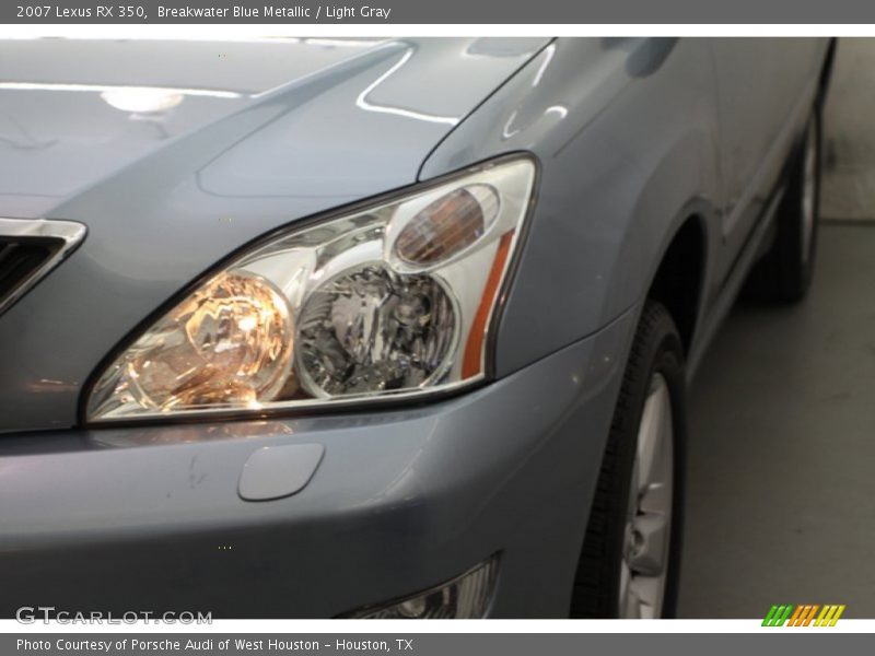 Breakwater Blue Metallic / Light Gray 2007 Lexus RX 350