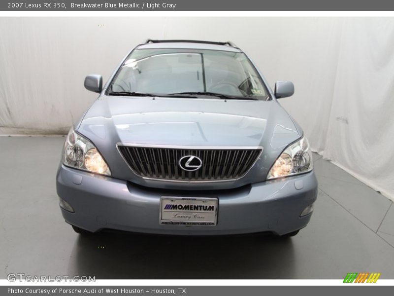 Breakwater Blue Metallic / Light Gray 2007 Lexus RX 350