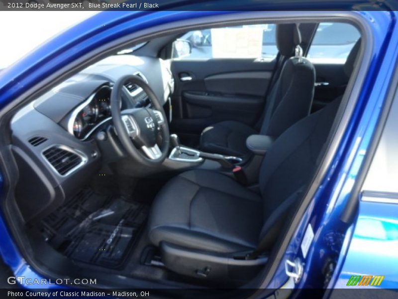 Blue Streak Pearl / Black 2012 Dodge Avenger SXT