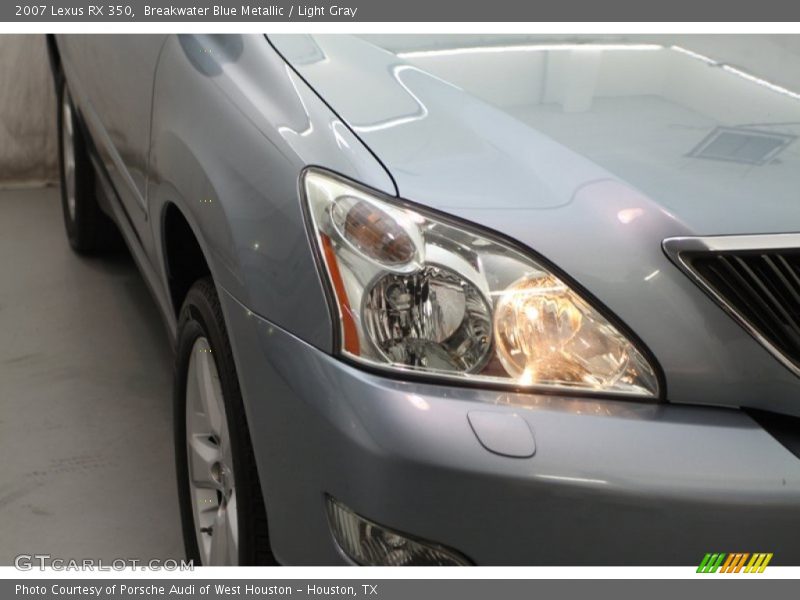 Breakwater Blue Metallic / Light Gray 2007 Lexus RX 350