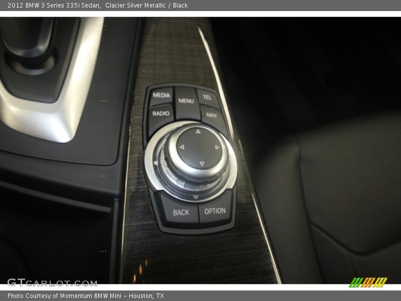 Glacier Silver Metallic / Black 2012 BMW 3 Series 335i Sedan