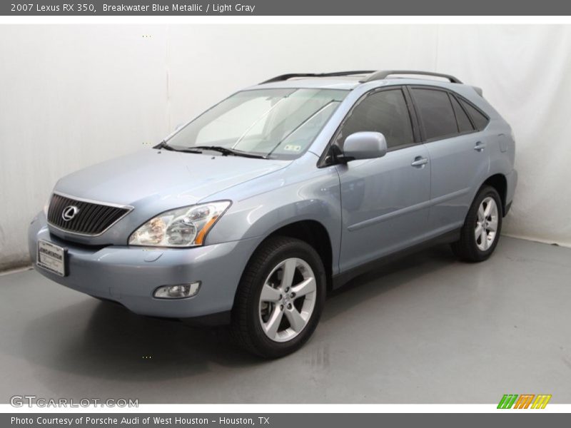 Breakwater Blue Metallic / Light Gray 2007 Lexus RX 350