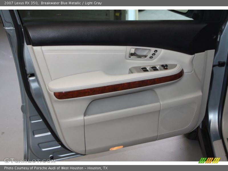 Breakwater Blue Metallic / Light Gray 2007 Lexus RX 350