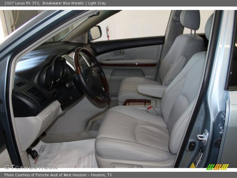 Breakwater Blue Metallic / Light Gray 2007 Lexus RX 350