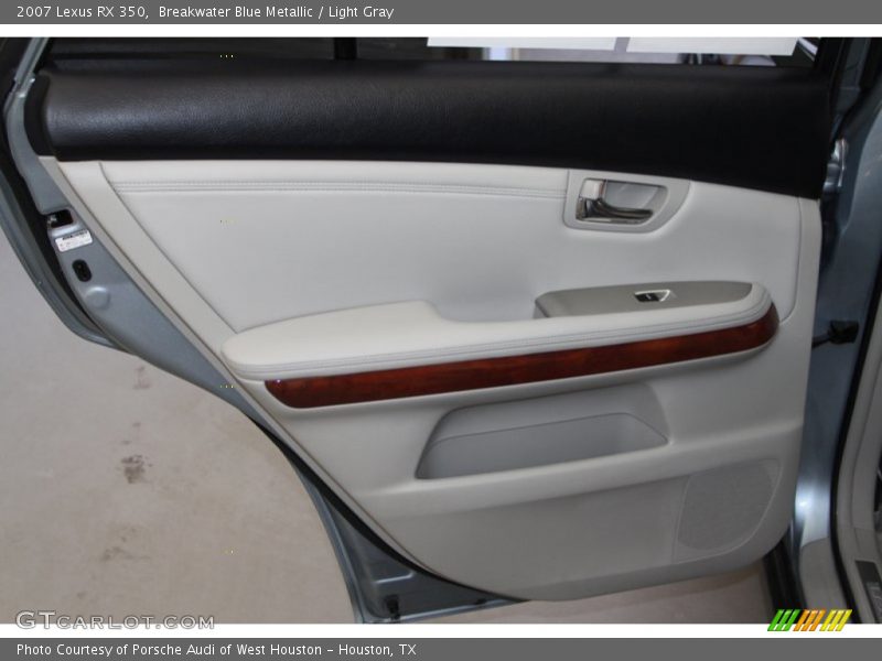 Breakwater Blue Metallic / Light Gray 2007 Lexus RX 350
