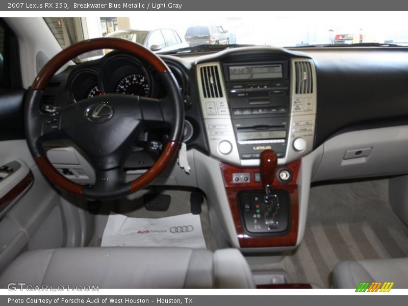 Breakwater Blue Metallic / Light Gray 2007 Lexus RX 350