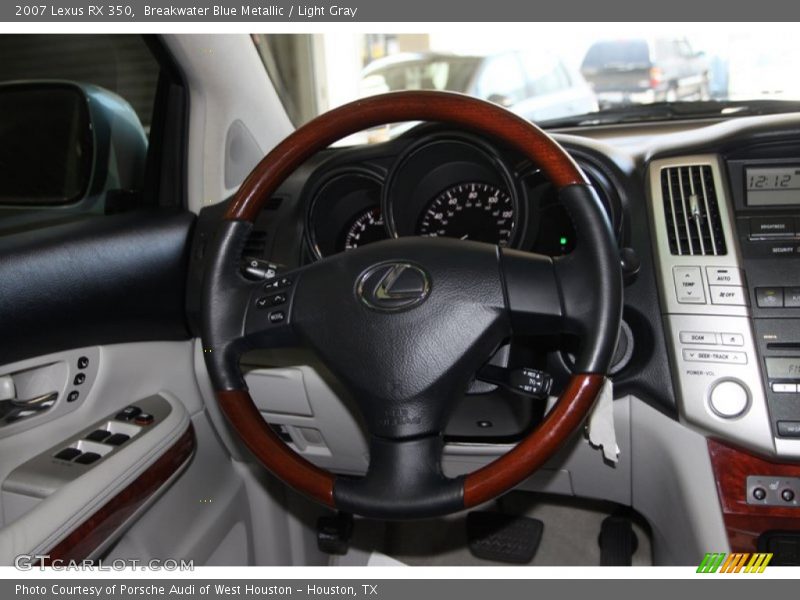 Breakwater Blue Metallic / Light Gray 2007 Lexus RX 350