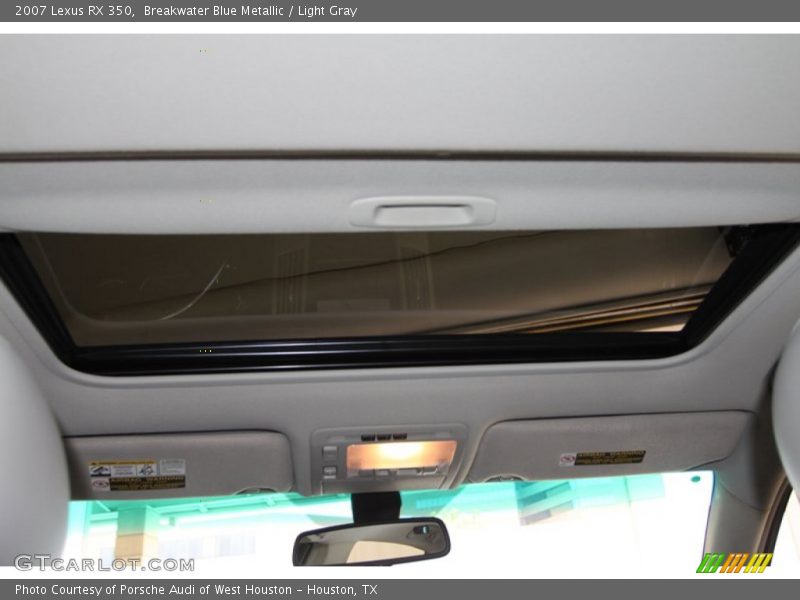 Breakwater Blue Metallic / Light Gray 2007 Lexus RX 350