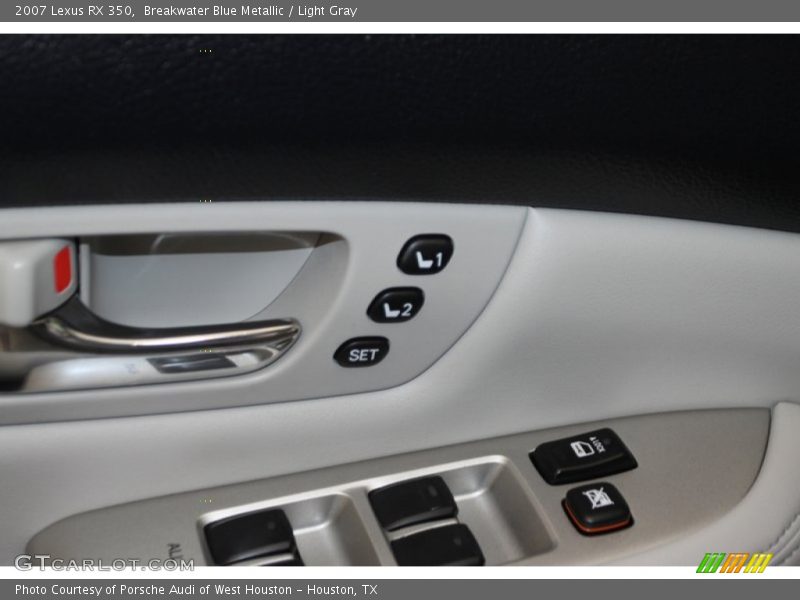 Breakwater Blue Metallic / Light Gray 2007 Lexus RX 350