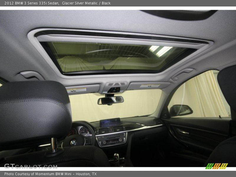 Glacier Silver Metallic / Black 2012 BMW 3 Series 335i Sedan