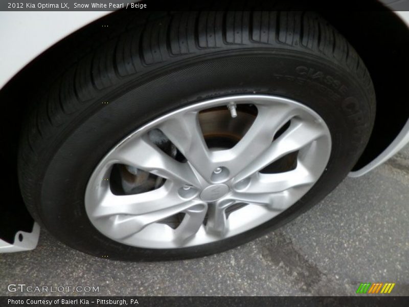 Snow White Pearl / Beige 2012 Kia Optima LX