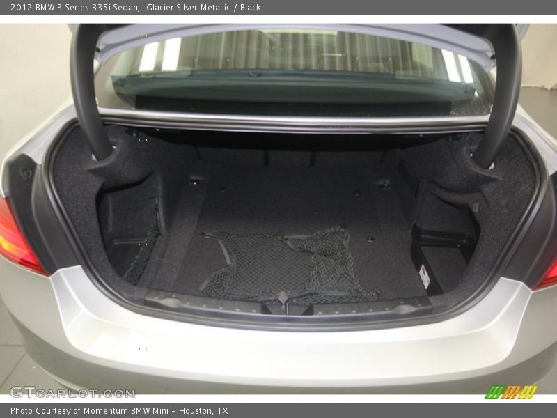 Glacier Silver Metallic / Black 2012 BMW 3 Series 335i Sedan