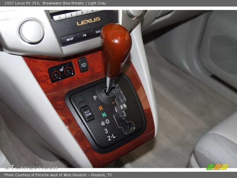 Breakwater Blue Metallic / Light Gray 2007 Lexus RX 350