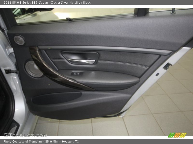 Glacier Silver Metallic / Black 2012 BMW 3 Series 335i Sedan