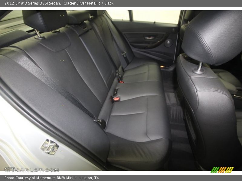 Glacier Silver Metallic / Black 2012 BMW 3 Series 335i Sedan