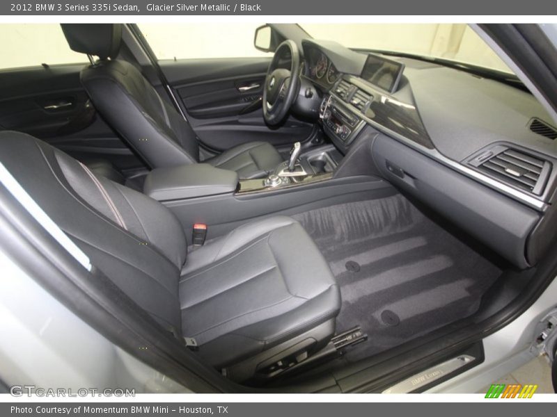 Glacier Silver Metallic / Black 2012 BMW 3 Series 335i Sedan