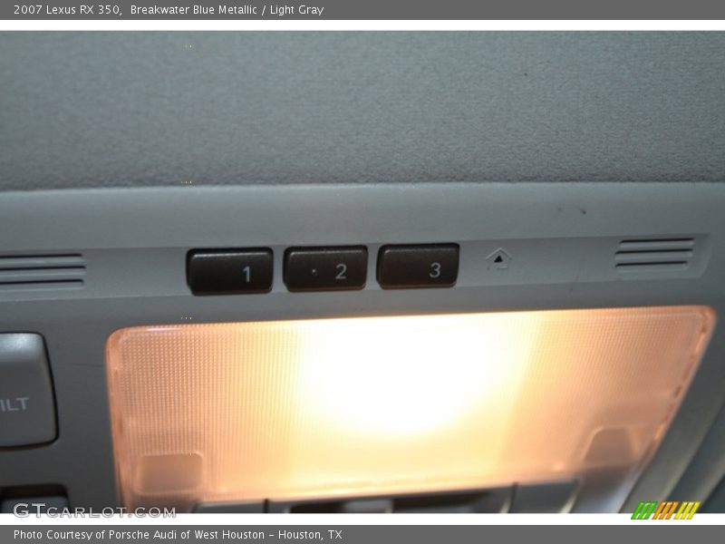 Breakwater Blue Metallic / Light Gray 2007 Lexus RX 350
