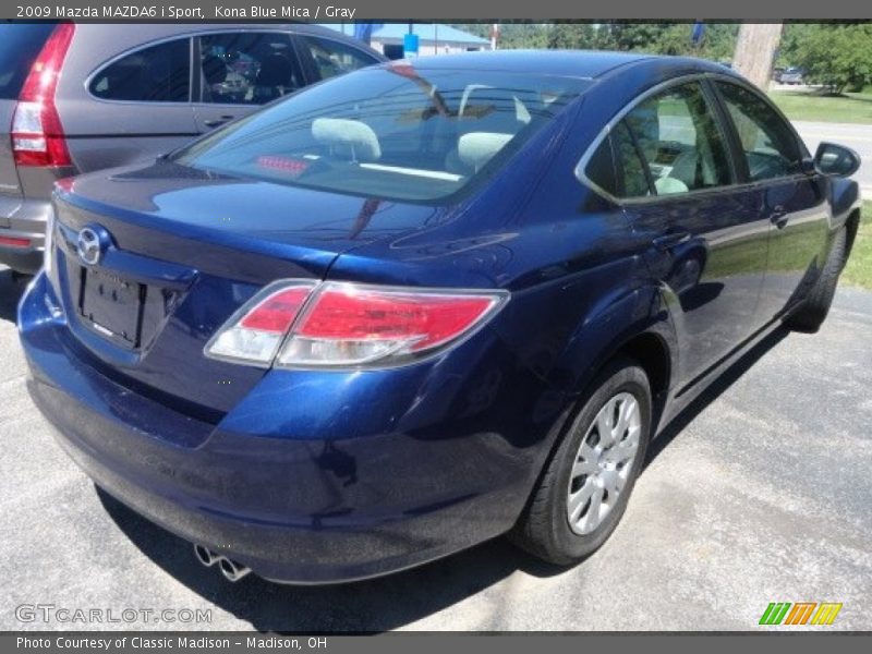 Kona Blue Mica / Gray 2009 Mazda MAZDA6 i Sport