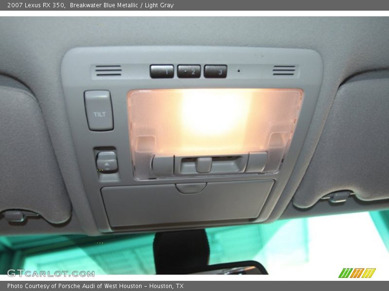 Breakwater Blue Metallic / Light Gray 2007 Lexus RX 350