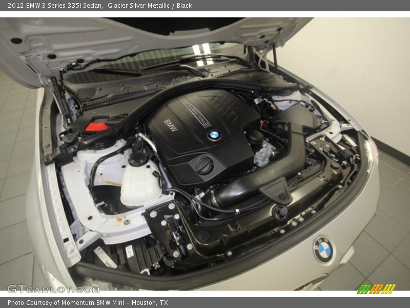 Glacier Silver Metallic / Black 2012 BMW 3 Series 335i Sedan