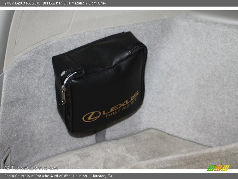 Breakwater Blue Metallic / Light Gray 2007 Lexus RX 350