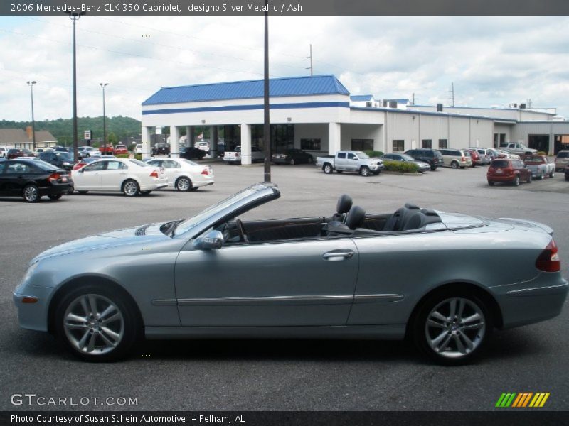 designo Silver Metallic / Ash 2006 Mercedes-Benz CLK 350 Cabriolet