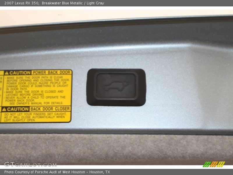 Breakwater Blue Metallic / Light Gray 2007 Lexus RX 350