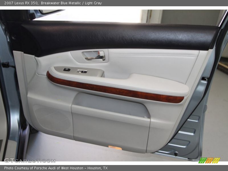 Breakwater Blue Metallic / Light Gray 2007 Lexus RX 350