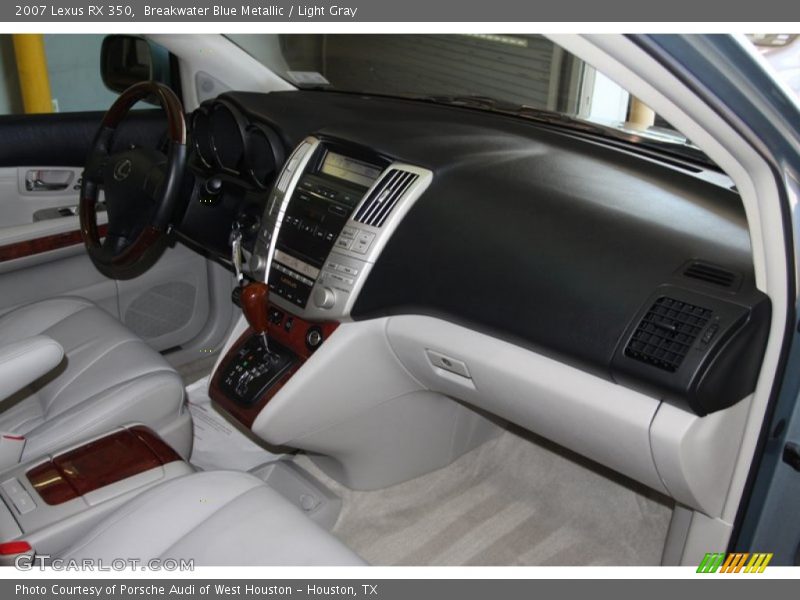 Breakwater Blue Metallic / Light Gray 2007 Lexus RX 350