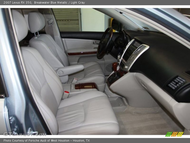 Breakwater Blue Metallic / Light Gray 2007 Lexus RX 350