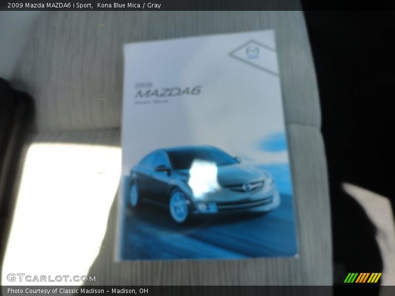 Kona Blue Mica / Gray 2009 Mazda MAZDA6 i Sport