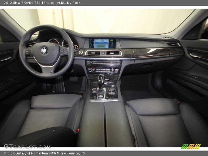 Jet Black / Black 2012 BMW 7 Series 750Li Sedan